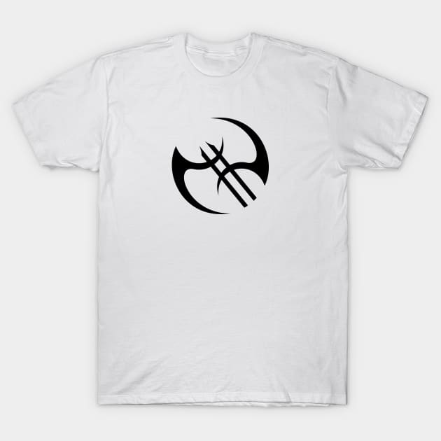 XX Chromosomes Lesbian Labrys and Feminist Symbol T-Shirt by SapphicReality